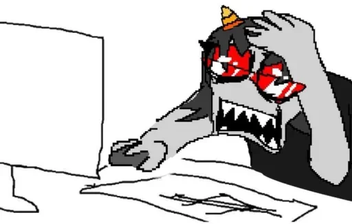 😱 Стикер «Homestuck» для Telegram