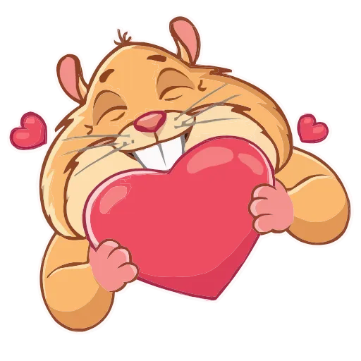 🥰 Эмодзи «Хомячок» для Telegram
