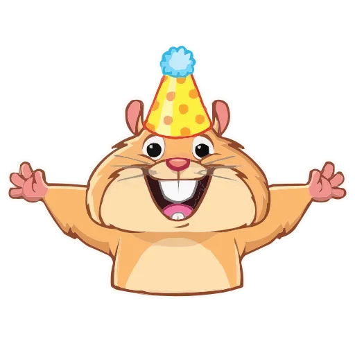 🥳 Эмодзи «Хомячок» для Telegram