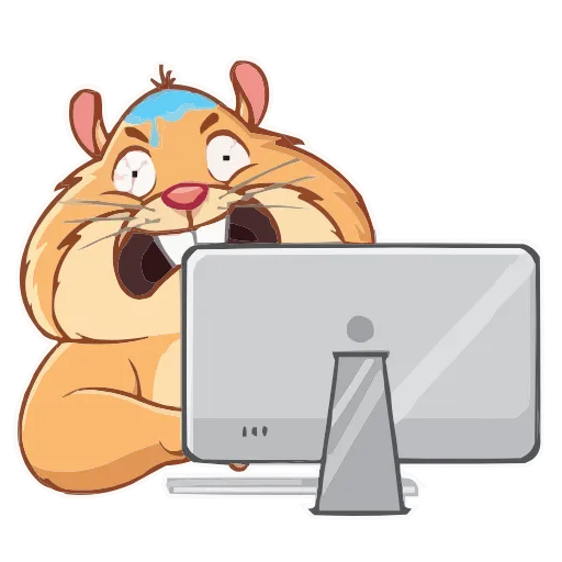 👨‍💻 Эмодзи «Хомячок» для Telegram
