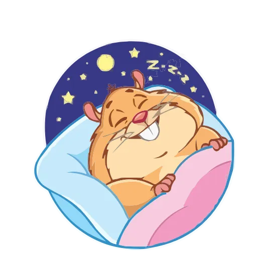 😴 Эмодзи «Хомячок» для Telegram