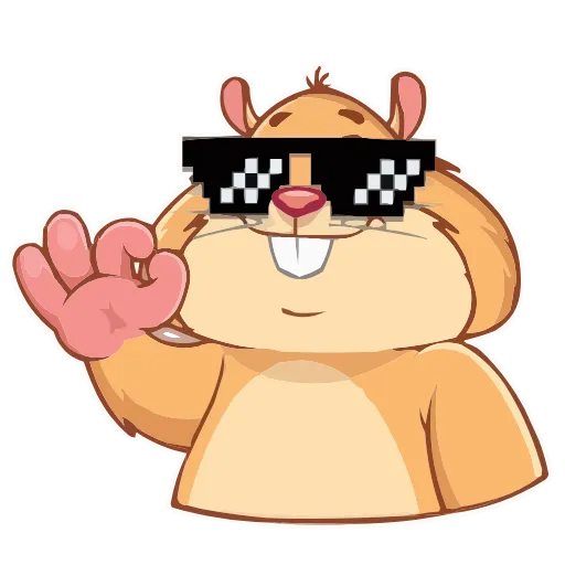 😎 Эмодзи «Хомячок» для Telegram