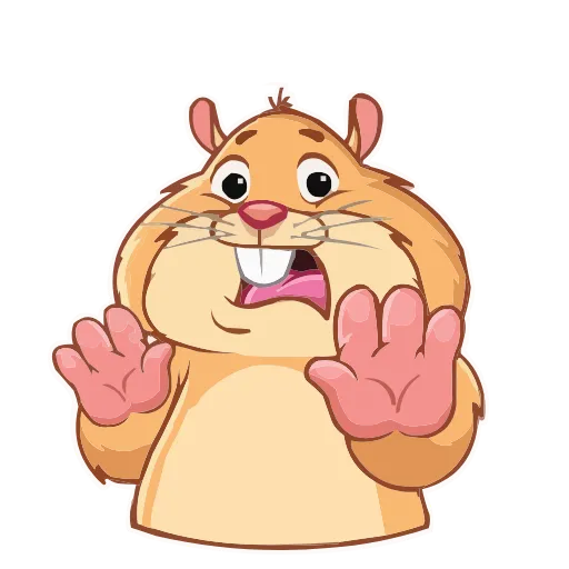 🙅‍♂️ Эмодзи «Хомячок» для Telegram