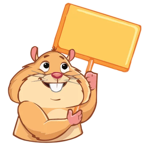 🪧 Эмодзи «Хомячок» для Telegram