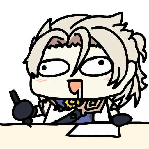 Стикер 32 Genshin Impact chibi
