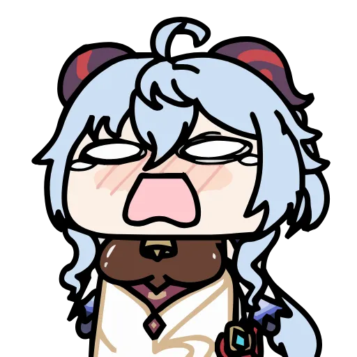 Стикер 33 Genshin Impact chibi