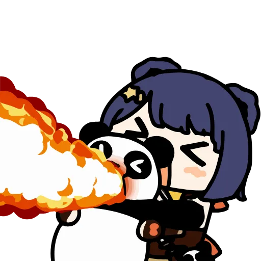 Стикер 11 Genshin Impact chibi