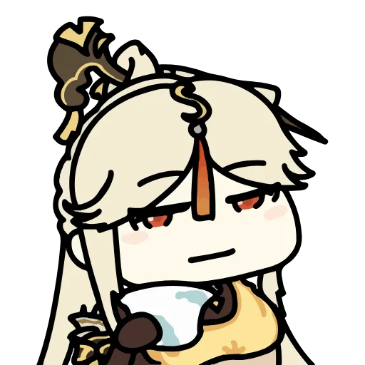 Стикер 24 Genshin Impact chibi