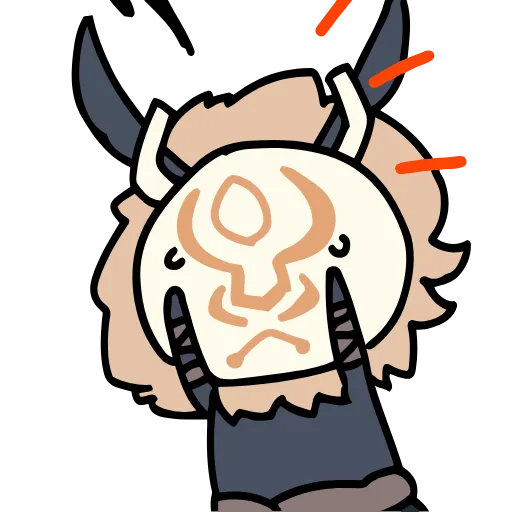 Стикер 3 Genshin Impact chibi