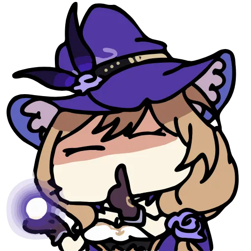 Стикер 5 Genshin Impact chibi