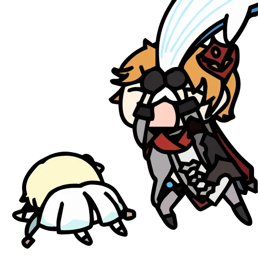 Стикер 28 Genshin Impact chibi