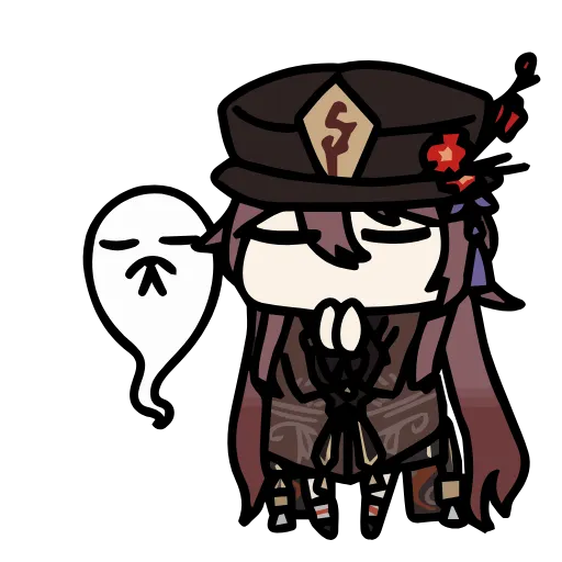 Стикер 37 Genshin Impact chibi