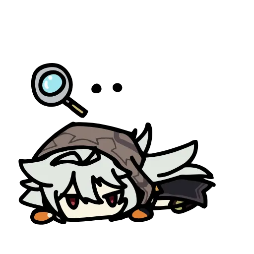 Стикер 15 Genshin Impact chibi