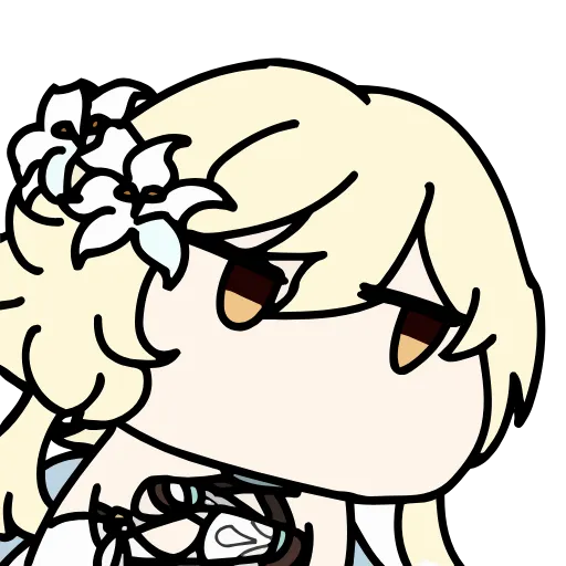 Стикер 7 Genshin Impact chibi