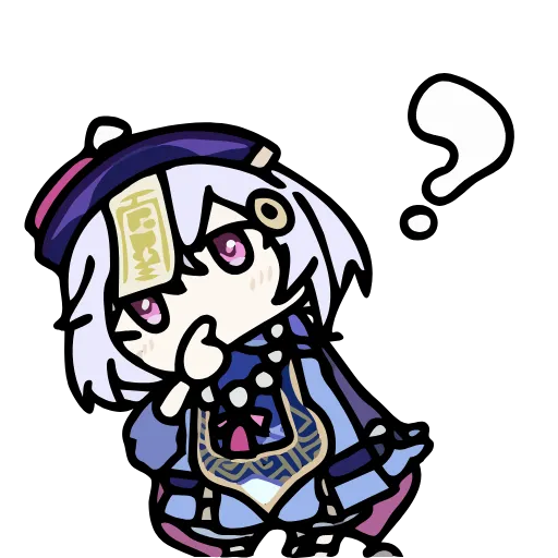 Стикер 26 Genshin Impact chibi