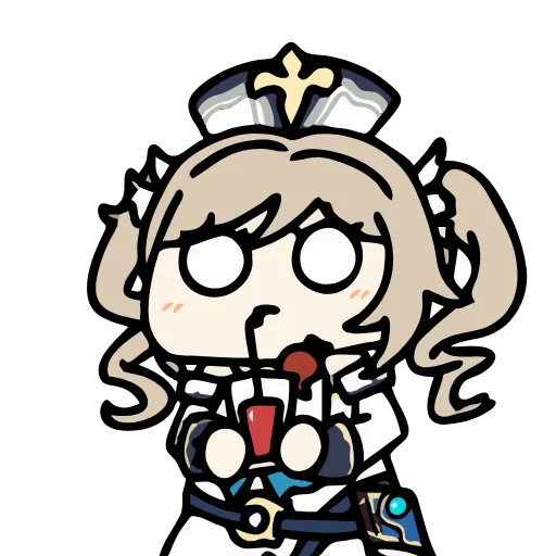 Стикер 38 Genshin Impact chibi