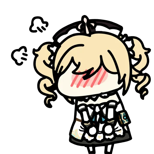 Стикер 2 Genshin Impact chibi