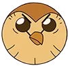 Стикер 4 Hooty Door