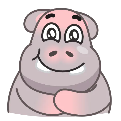 Стикер 2 Hopper Hippo