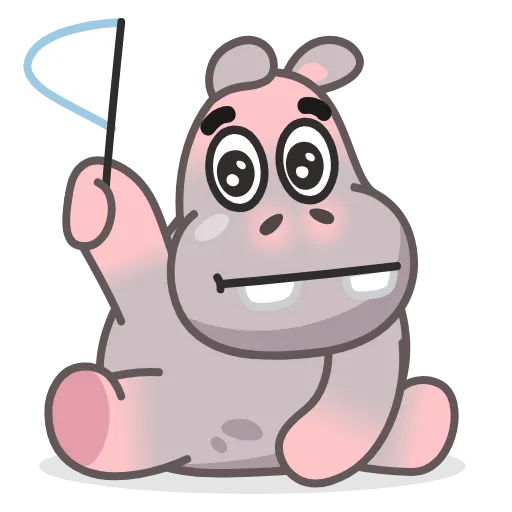 Стикер 10 Hopper Hippo
