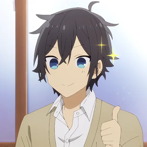 📚 Стикер «Horimiya(M)» для Telegram