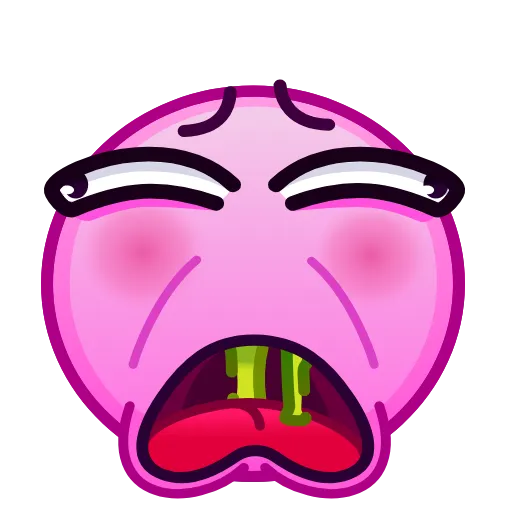 Стикер 54 Horny Emoji