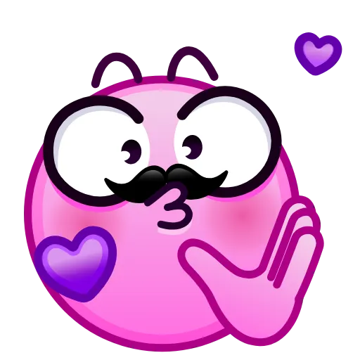 Стикер 15 Horny Emoji