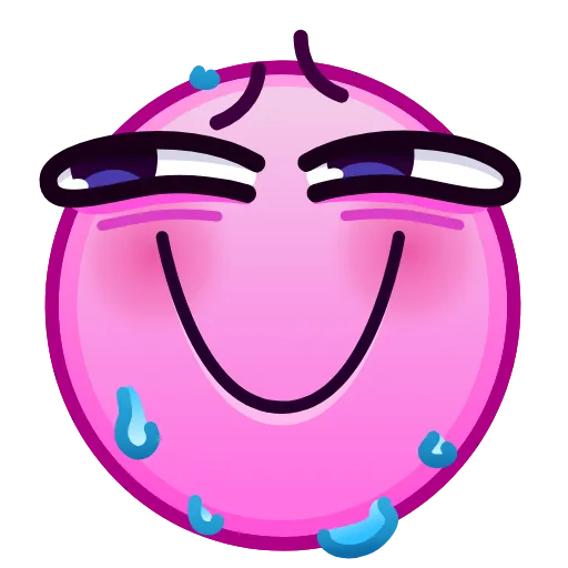Стикер 6 Horny Emoji