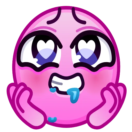 Стикер 14 Horny Emoji