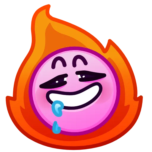 Стикер 41 Horny Emoji