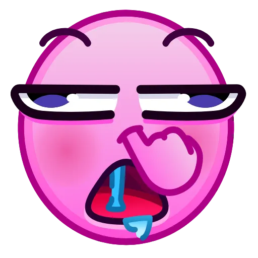 Стикер 46 Horny Emoji