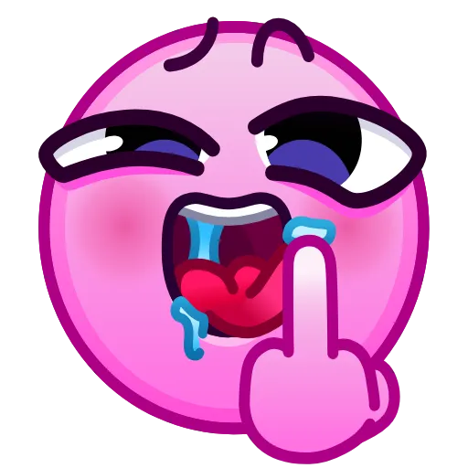 Стикер 49 Horny Emoji