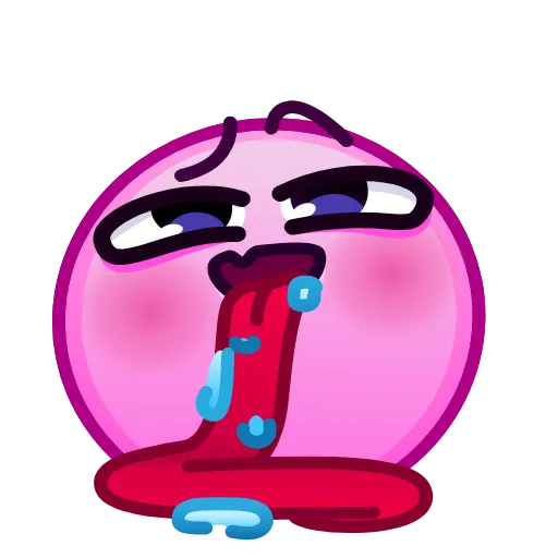 Стикер 2 Horny Emoji