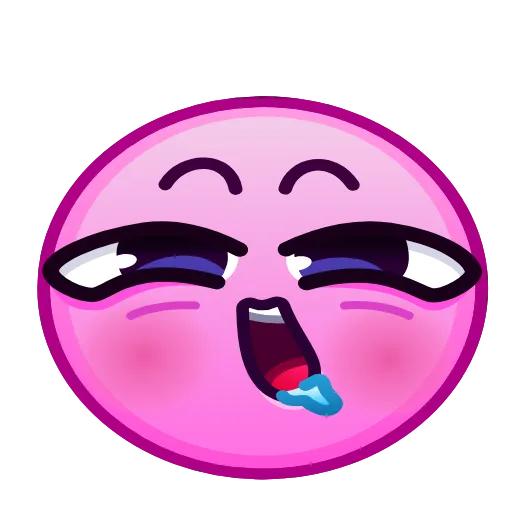 Стикер 18 Horny Emoji