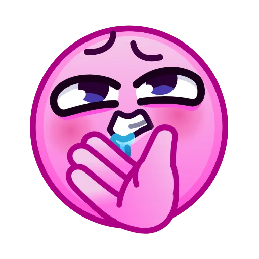 Стикер 13 Horny Emoji