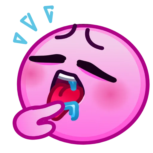 Стикер 5 Horny Emoji