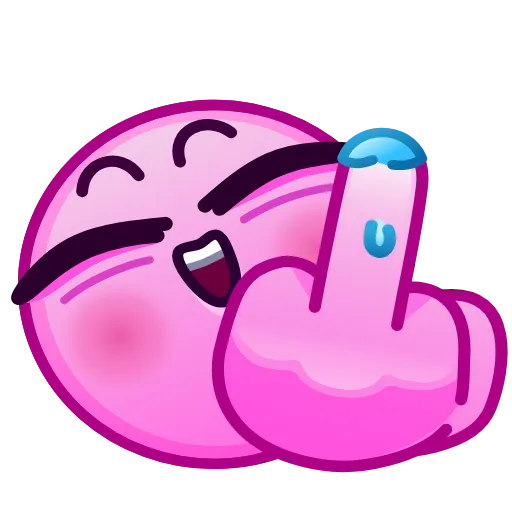 Стикер 21 Horny Emoji