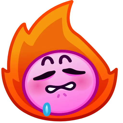 Стикер 6 Horny Emoji