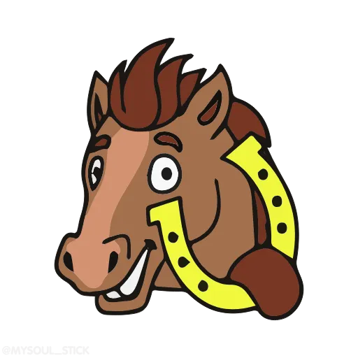 💎 Стикер «Horses» для Telegram