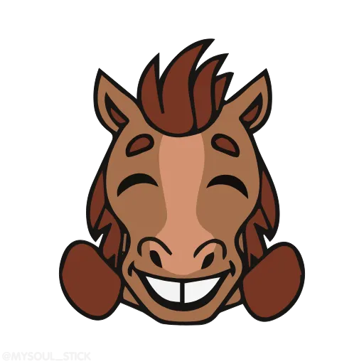 😂 Стикер «Horses» для Telegram