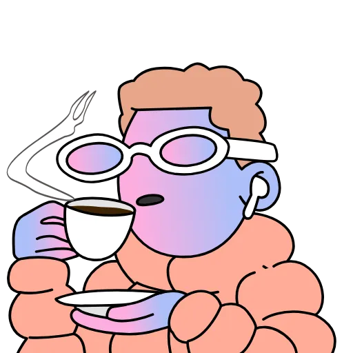 ☕ Стикер «Hoss Doodle Cabal» для Telegram