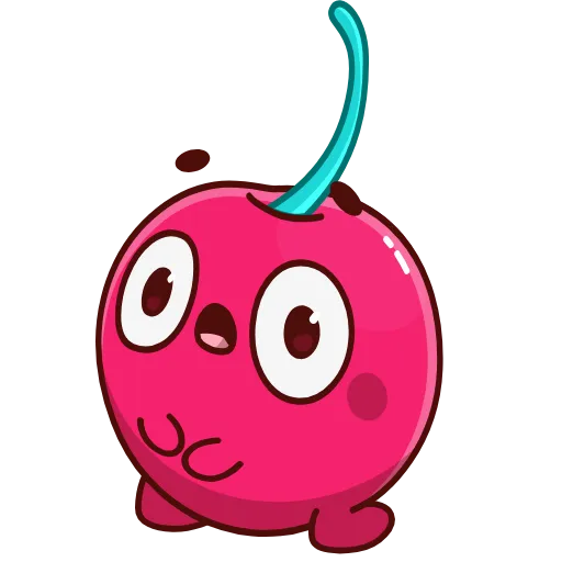 Стикер 4 Hot Cherry Emoji