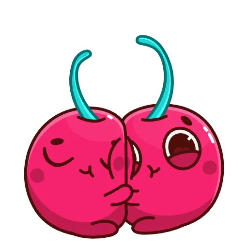 Стикер 13 Hot Cherry Emoji