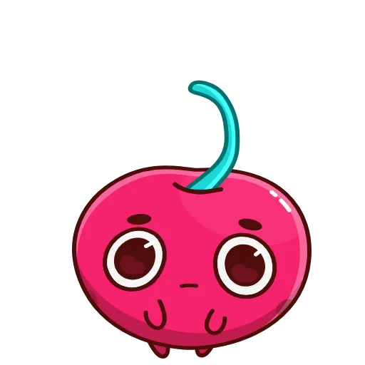 Стикер 15 Hot Cherry Emoji