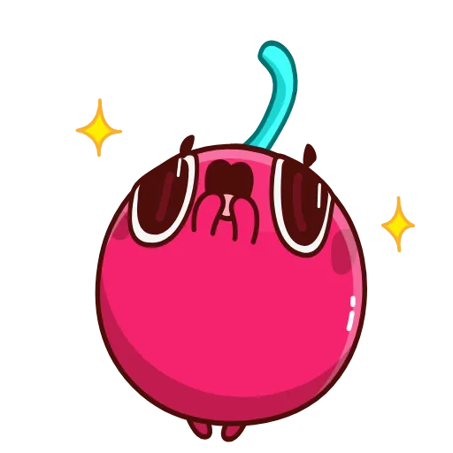 Стикер 8 Hot Cherry Emoji