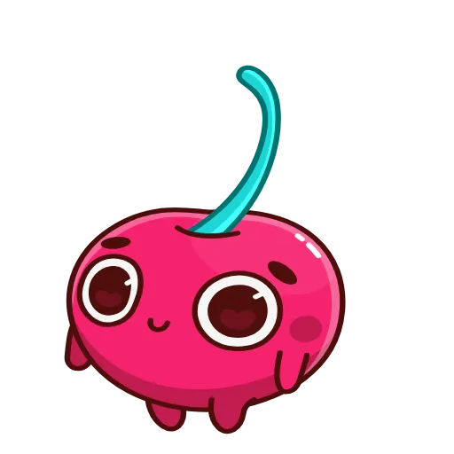 Стикер 3 Hot Cherry Emoji