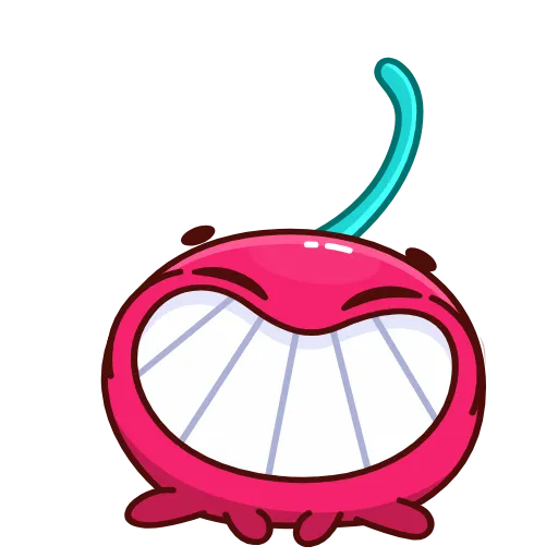 Стикер 21 Hot Cherry Emoji