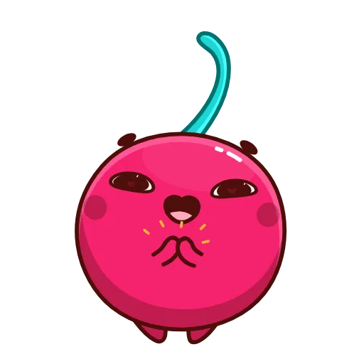 Стикер 27 Hot Cherry Emoji