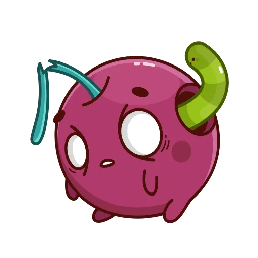 Стикер 29 Hot Cherry Emoji