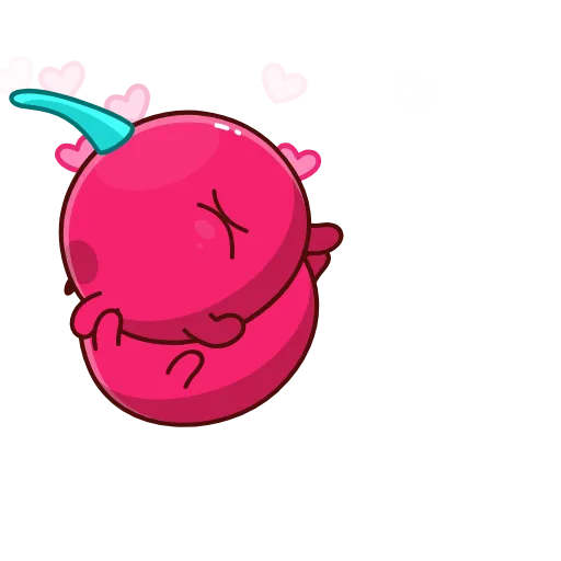 Стикер 33 Hot Cherry Emoji